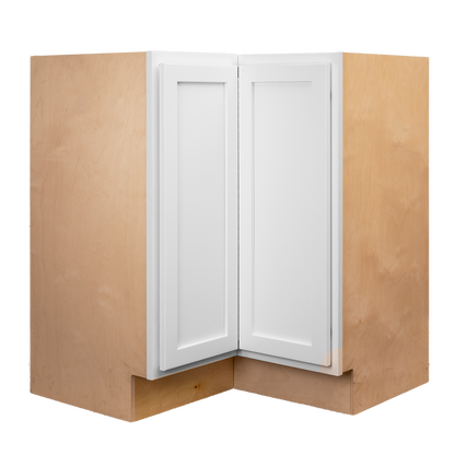 Backwoods Cabinetry RTA (Ready-to-Assemble) BLZS3030.18 - Pure White Lazy Susan Cabinet | 18"D x 30" W x 34.5"