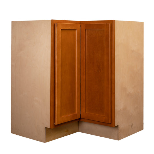 Backwoods Cabinetry RTA (Ready-to-Assemble) Provincial Stain Lazy Susan Cabinet | 18"D x 30" W x 34.5"