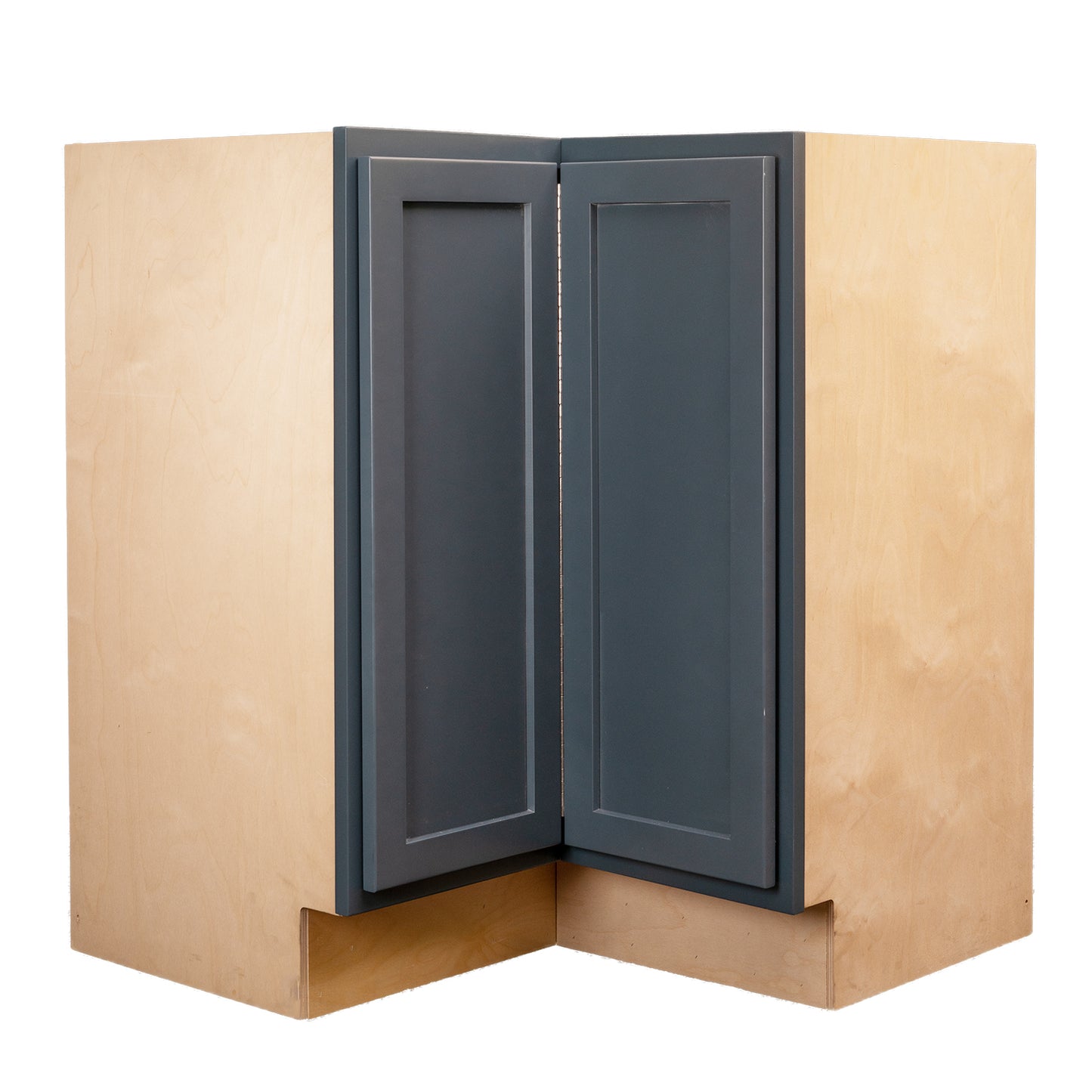 Backwoods Cabinetry RTA (Ready-to-Assemble) BLZS3030.18 - Needlepoint Navy Lazy Susan Cabinet | 18"D x 30" W x 34.5"