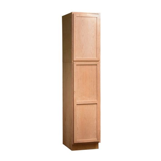 Backwoods Cabinetry RTA (Ready-to-Assemble) Raw Cherry Pantry Cabinet 18"Wx84"Hx24"D