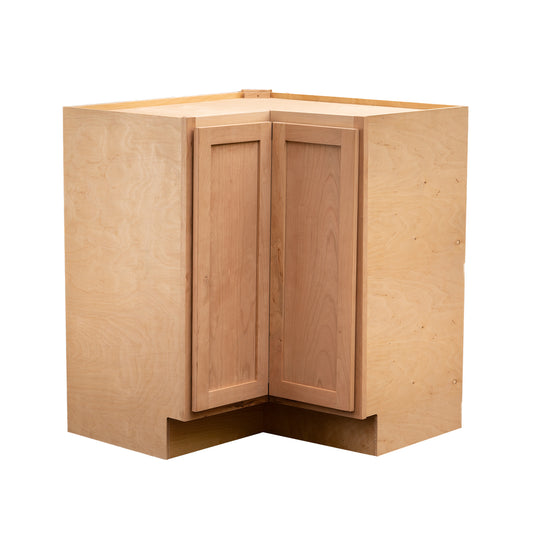 Backwoods Cabinetry RTA (Ready-to-Assemble) BLZS3030.18 - Raw Cherry Lazy Susan Cabinet | 18"D x 30" W x 34.5"