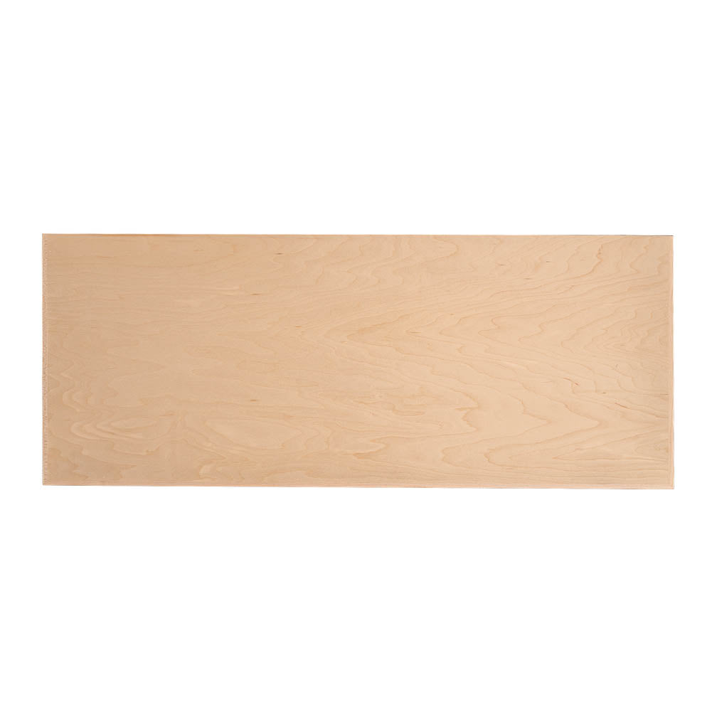 Backwoods Cabinets Floating Shelves | 2.5" Thick | Raw  Maple , 8" D x 16" W x 2.5" H | American Made | Hardwood Bracket | Complete Shelf Unit
