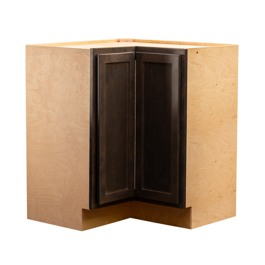 Backwoods Cabinetry RTA (Ready-to-Assemble) Espresso Stain Lazy Susan Cabinet | 18"D x 30" W x 34.5"