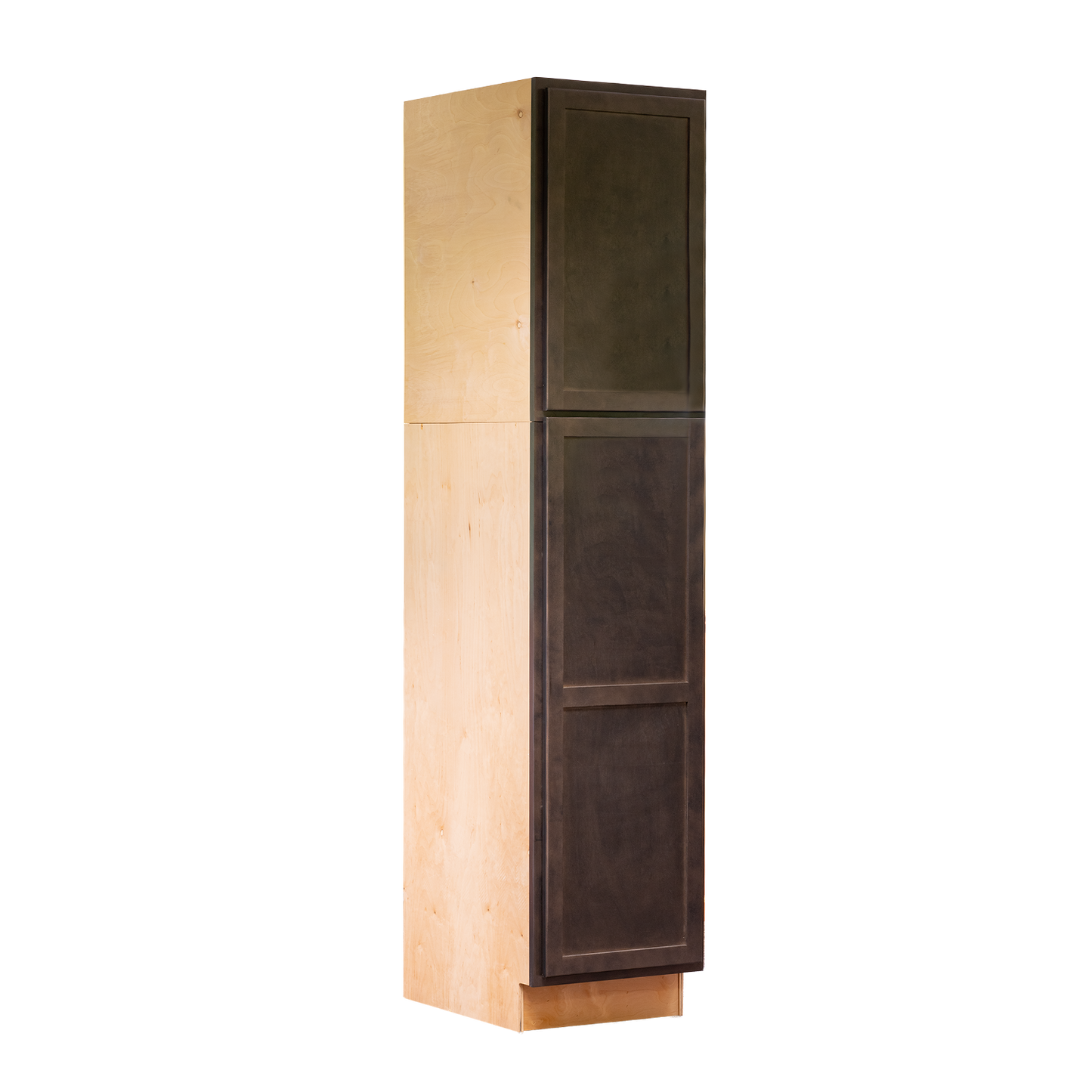 Backwoods Cabinetry RTA (Ready-to-Assemble) T2484.24.L - Espresso Stain Pantry Cabinet 24"Wx84"Hx24"D
