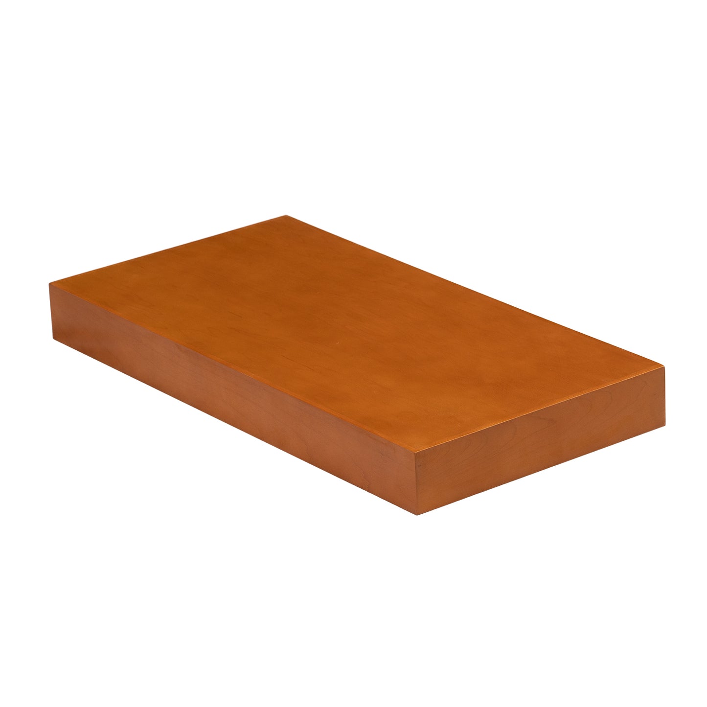 Backwoods Cabinets Floating Shelves | 2.5" Thick | Provincial Stain, 12" D x 30" W x 2.5" H | American Made | Hardwood Bracket | Complete Shelf Unit