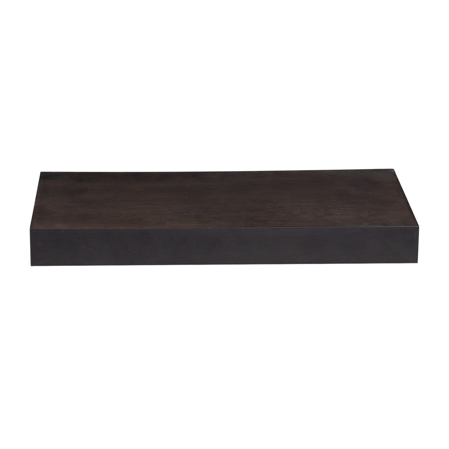 Backwoods Cabinets Floating Shelves | 2.5" Thick | Espresso Stain, 12" D x 36" W x 2.5" H | American Made | Hardwood Bracket | Complete Shelf Unit
