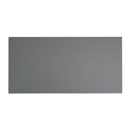 Backwoods Cabinets Floating Shelves | 2.5" Thick | Magnetic Grey, 8" D x 12" W x 2.5" H | American Made | Hardwood Bracket | Complete Shelf Unit