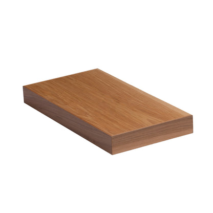 Backwoods Cabinets Floating Shelves FS42.12 | 2.5" Thick | Rustic Hickory Clear, 12" D x 42" W x 2.5" H | American Made | Hardwood Bracket | Complete Shelf Unit