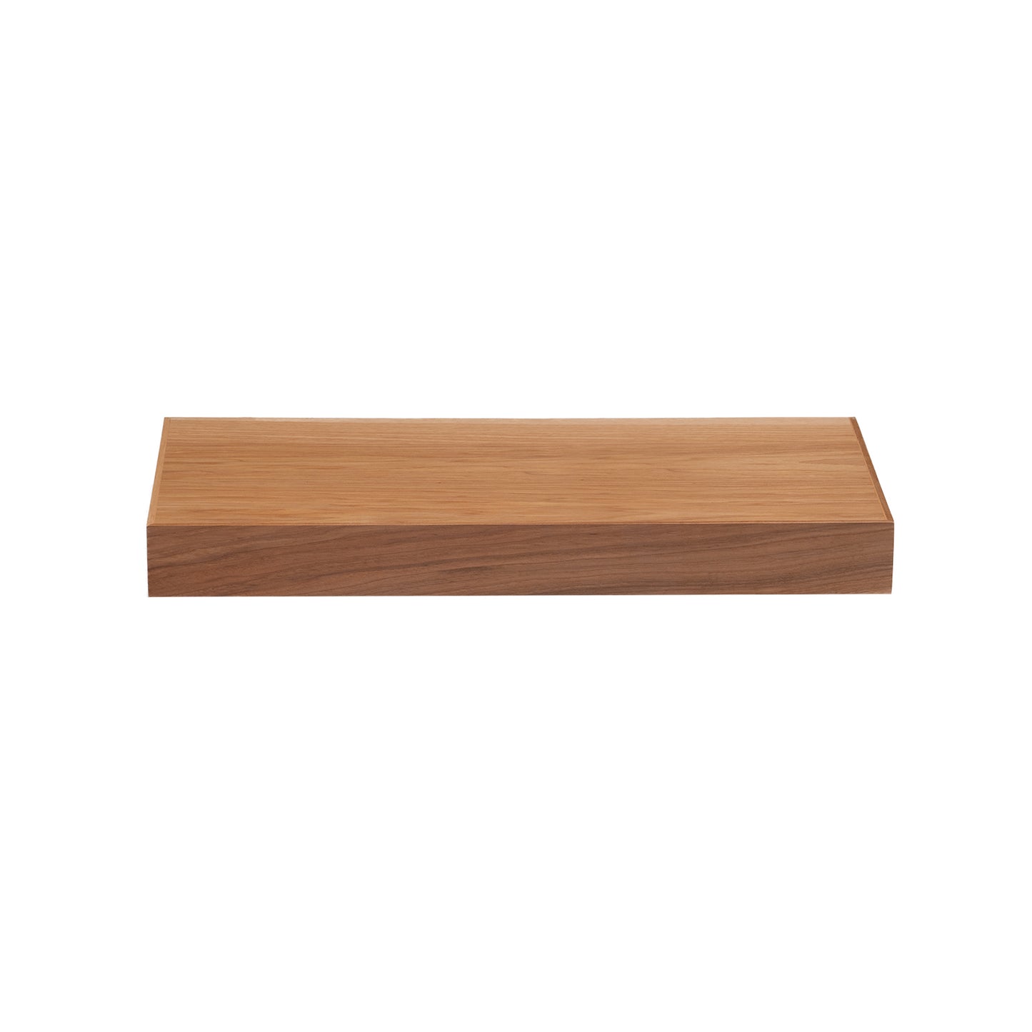 Backwoods Cabinets Floating Shelves FS42.12 | 2.5" Thick | Rustic Hickory Clear, 12" D x 42" W x 2.5" H | American Made | Hardwood Bracket | Complete Shelf Unit