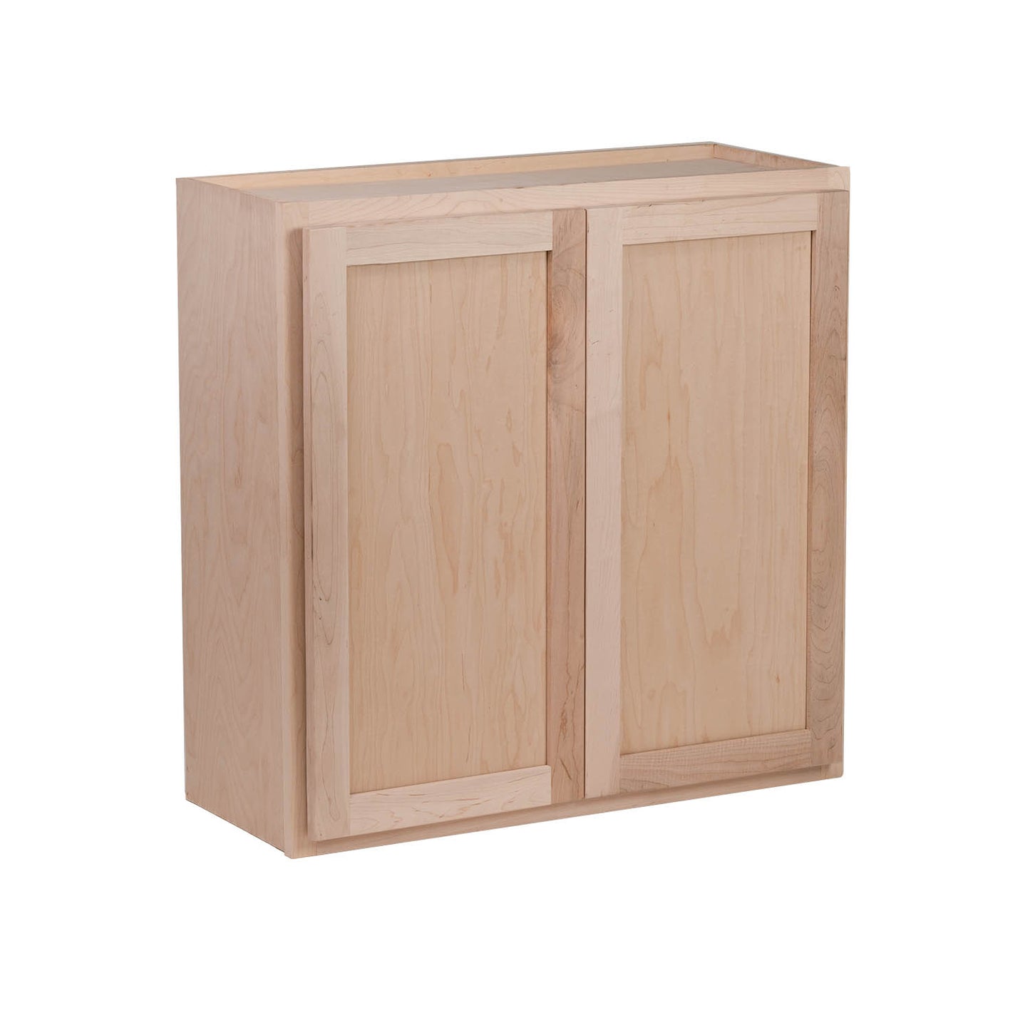 Backwoods Cabinetry RTA - Winding River Collection - W3630.BUTT - Raw Maple 36"Wx30"Hx12"D Wall Cabinet