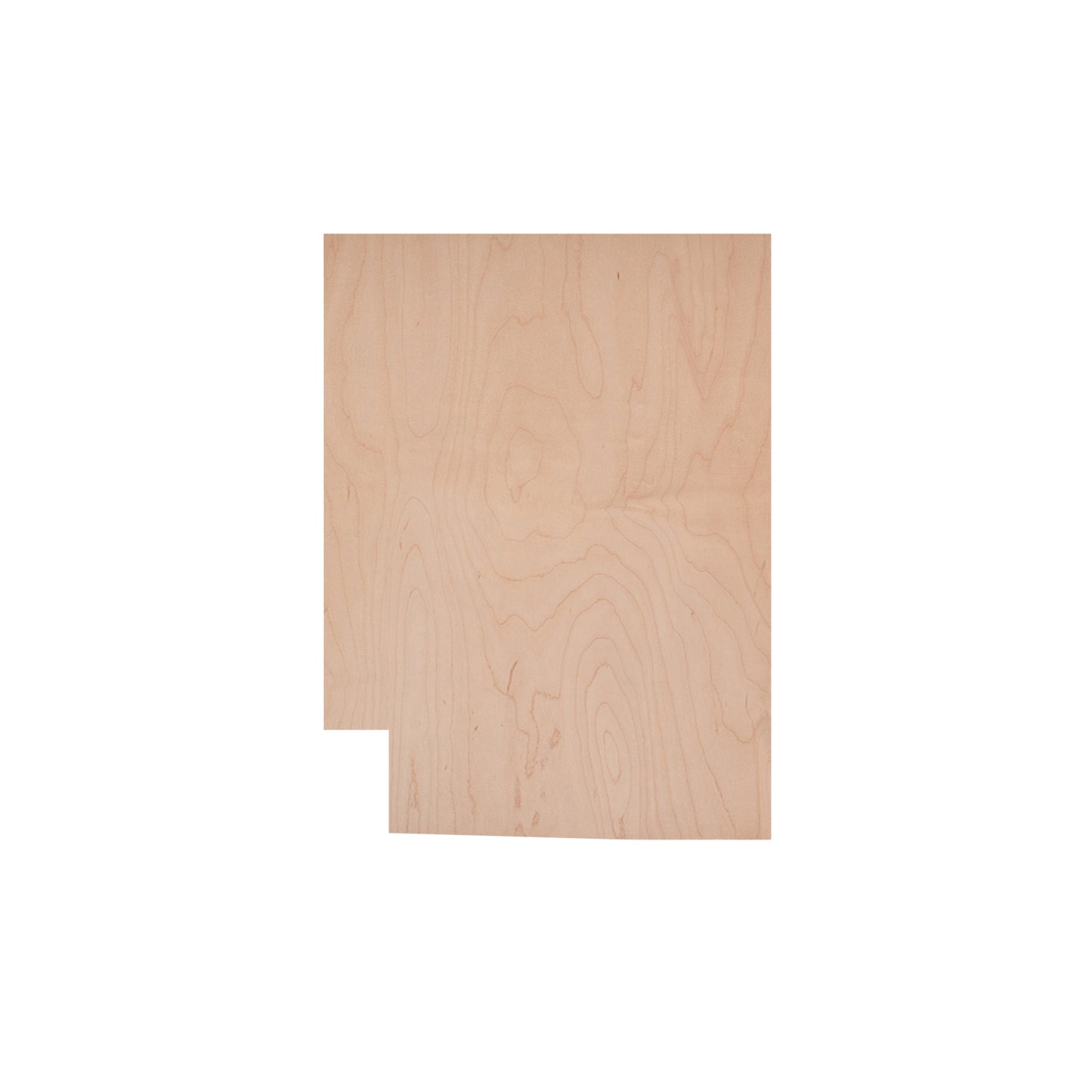 Backwoods Cabinetry RTA (Ready-to-Assemble) BSK2434.R - Raw Maple .25"X23.25"X34.5" End Panel - Right Side