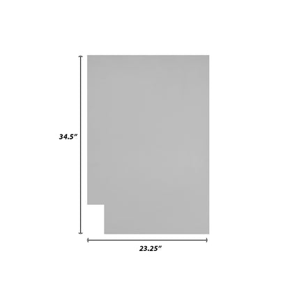 Backwoods Cabinetry RTA (Ready-to-Assemble) BSK2434.R - Magnetic Grey .25"X23.25"X34.5" End Panel - Right Side