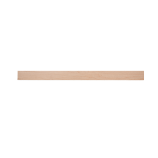Backwoods Cabinetry RTA (Ready-to-Assemble) Raw Maple .25"X4.5"X60" Toe Kick