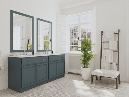 Backwoods Cabinetry RTA (Ready-to-Assemble) VSB30.34.21 - Needlepoint Navy Vanity Base Cabinet | 30"Wx34.5"Hx21"D