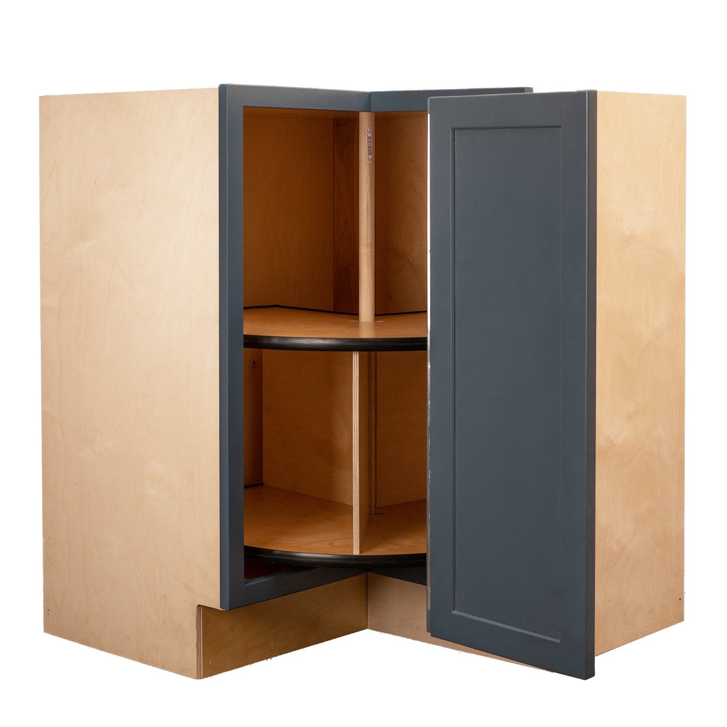 Backwoods Cabinetry RTA (Ready-to-Assemble) BLZS3030.18 - Needlepoint Navy Lazy Susan Cabinet | 18"D x 30" W x 34.5"
