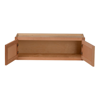 Backwoods Cabinetry RTA - Winding River Collection - Raw Cherry 30"Wx12"Hx12"D Microwave Wall Cabinet