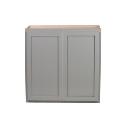 Backwoods Cabinetry RTA (Ready-to-Assemble) W3036.BUTT - Magnetic Grey 30"Wx36"Hx12"D Wall Cabinet