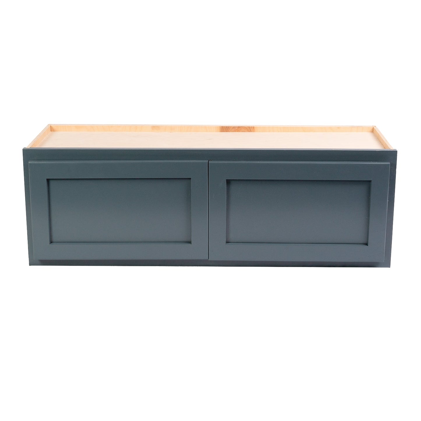 Backwoods Cabinetry RTA (Ready-to-Assemble) W3618.BUTT - Needlepoint Navy 36"Wx18"Hx12"D Refrigerator Wall Cabinet