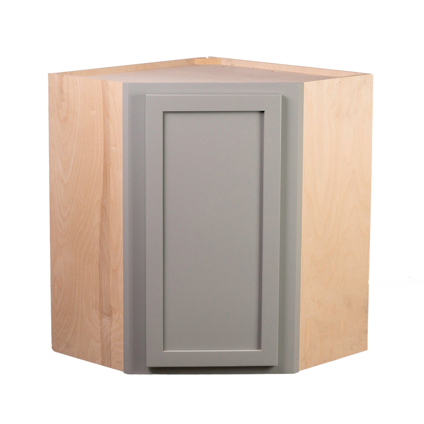Backwoods Cabinetry RTA (Ready-to-Assemble) WDC2436 - Magnetic Grey 24"WX36"HX12"D Wall Corner Cabinet