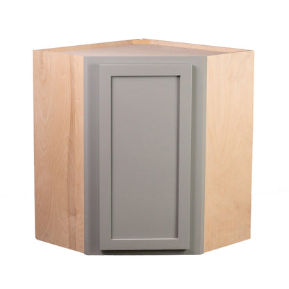 Backwoods Cabinetry RTA (Ready-to-Assemble) WDC2436 - Magnetic Grey 24"WX36"HX12"D Wall Corner Cabinet