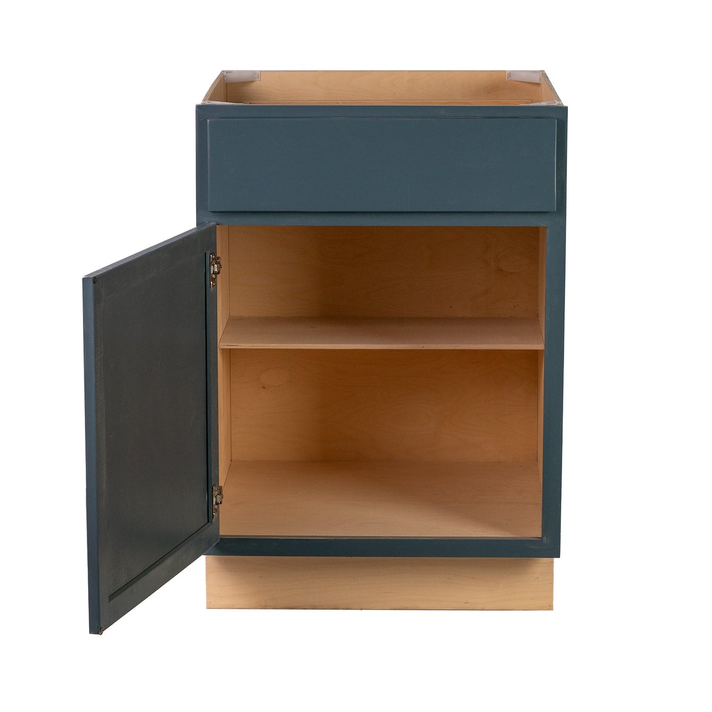 Backwoods Cabinetry RTA (Ready-to-Assemble) B18.L - Needlepoint Navy Base Cabinet | 18"Wx34.5"Hx24"D
