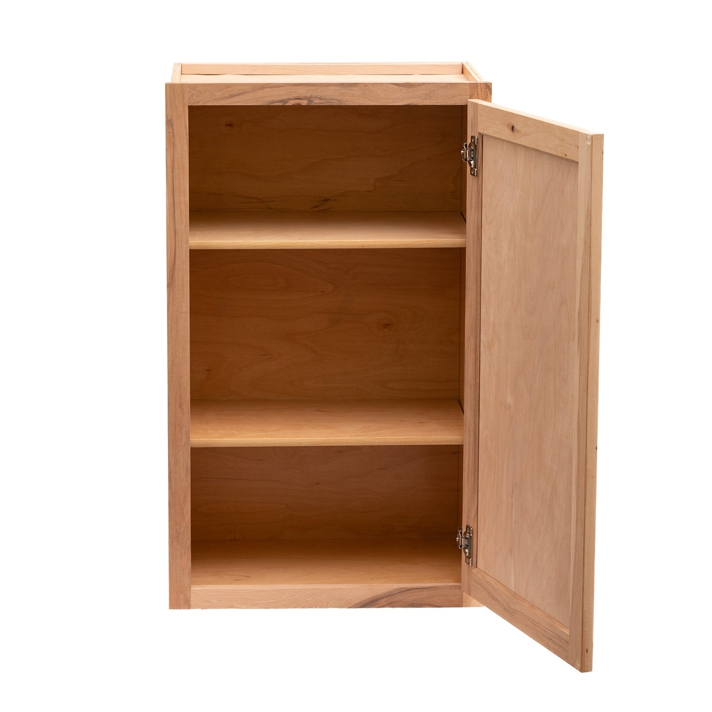 Backwoods Cabinetry RTA - Winding River Collection - W1530 - Raw Hickory 15"Wx30"Hx12"D Wall Cabinet