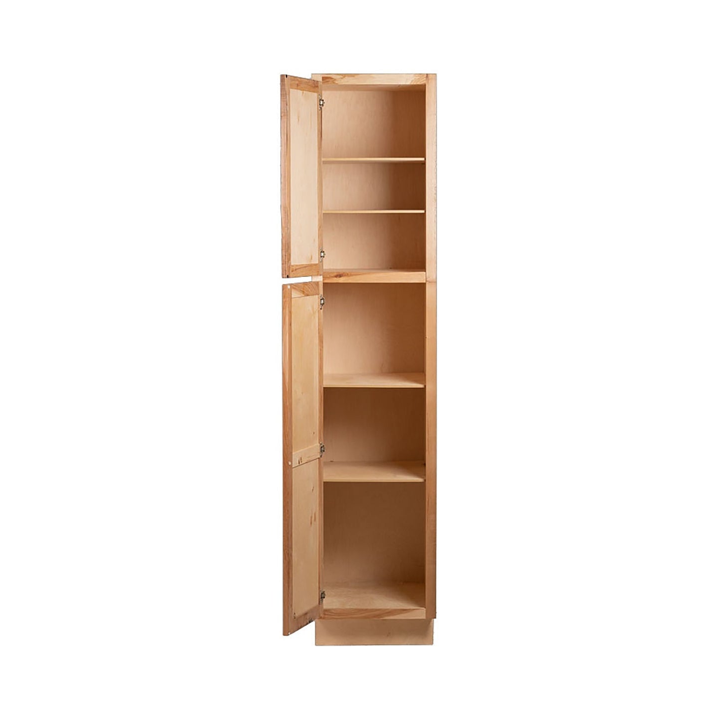 Backwoods Cabinetry RTA (Ready-to-Assemble) T2484.24.L - Raw Hickory Pantry Cabinet 24"Wx84"Hx24"D