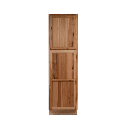 Backwoods Cabinetry RTA (Ready-to-Assemble) T2484.24L - Rustic Hickory Clear Pantry Cabinet 24"Wx84"Hx24"D