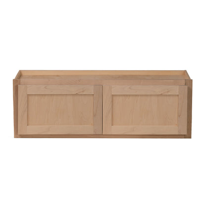 Backwoods Cabinetry RTA (Ready-to-Assemble) WD3624.24.BUTT - Raw Maple 36"Wx24"Hx24"D Wall Refrigerator