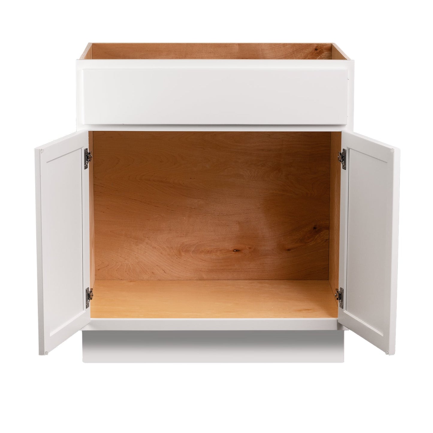 Backwoods Cabinetry RTA (Ready-to-Assemble) VSB36.34.18 - Pure White Vanity Base Cabinet | 36"Wx34.5"Hx18"D