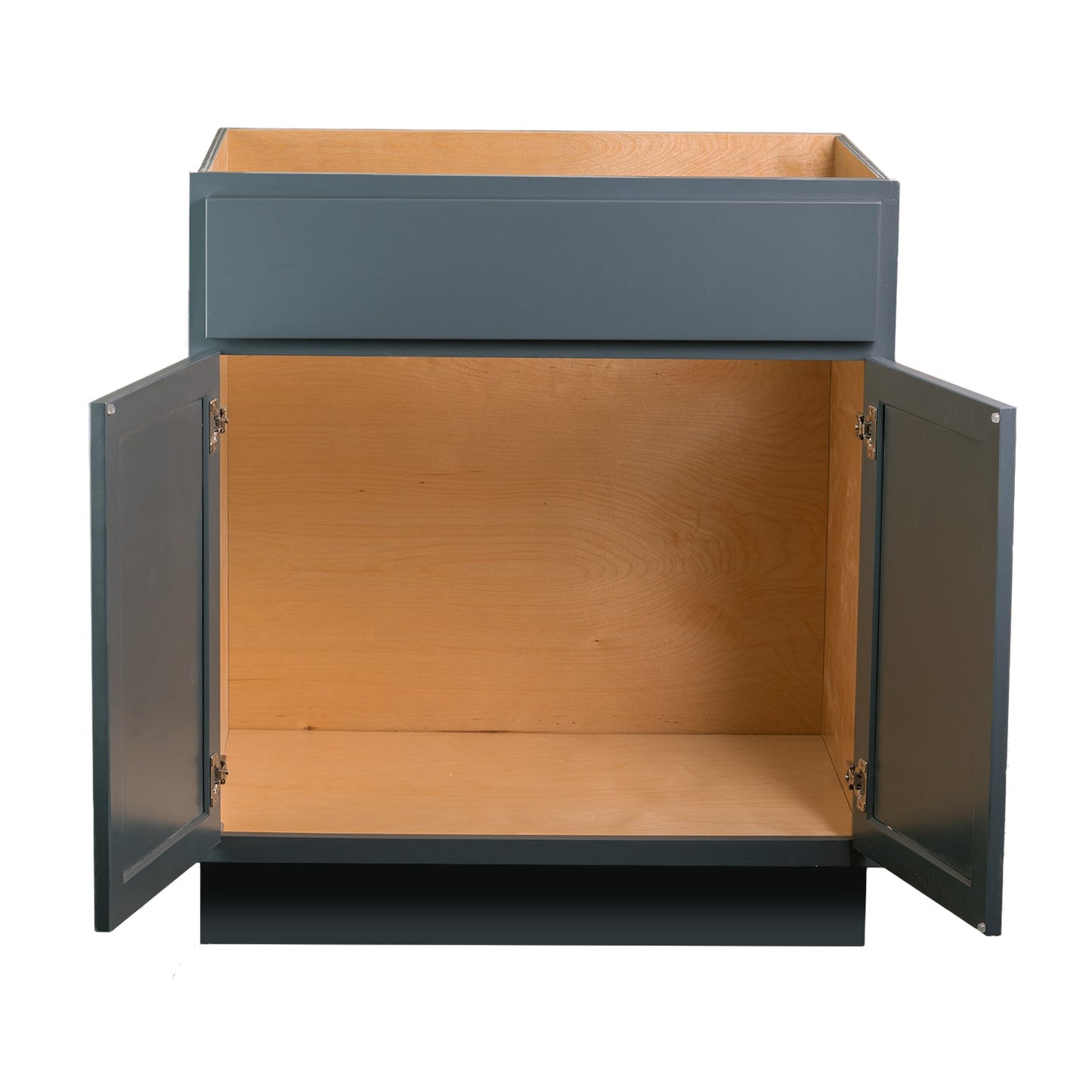 Backwoods Cabinetry RTA (Ready-to-Assemble) VSB42.34.21 - Needlepoint Navy Vanity Base Cabinet | 42"Wx34.5"Hx21"D