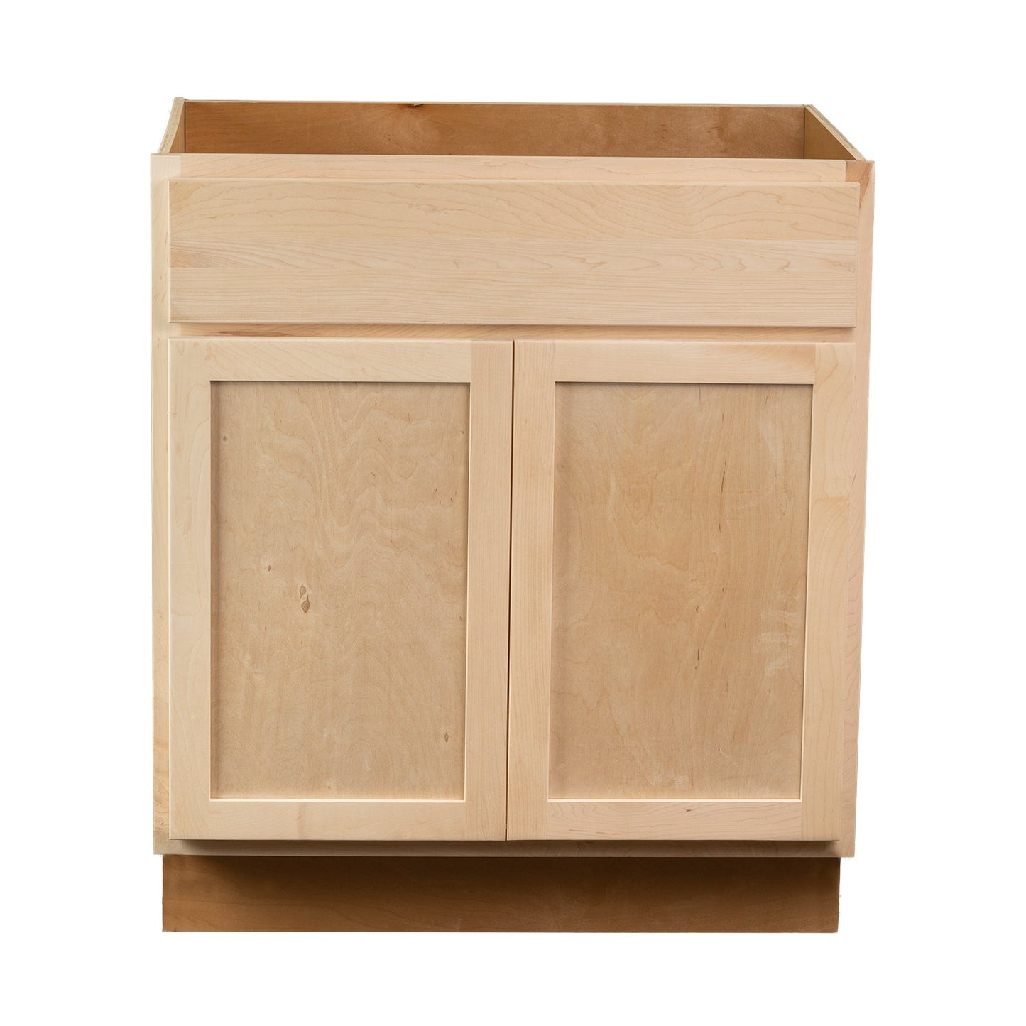Backwoods Cabinetry RTA (Ready-to-Assemble) VSB36.34.21 - Raw Maple Vanity Base Cabinet | 36"Wx34.5"Hx21"D