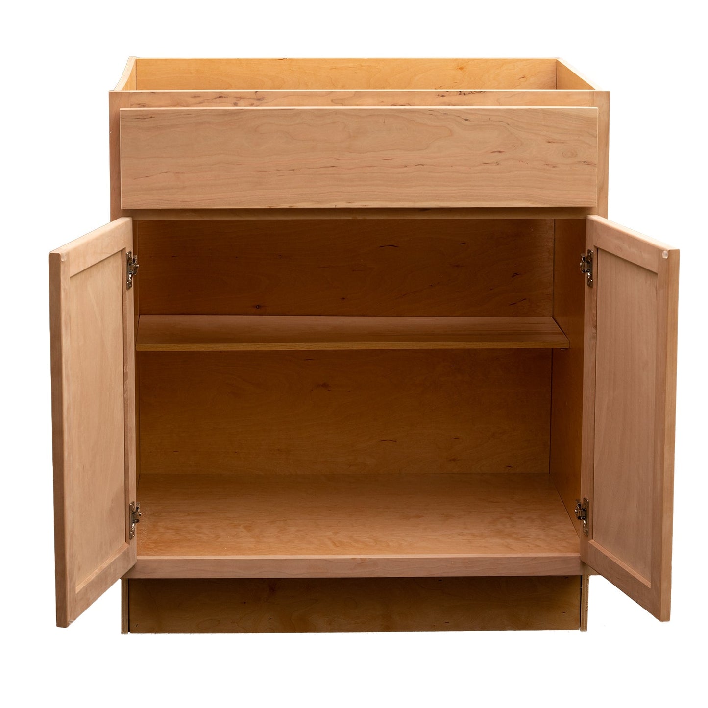 Backwoods Cabinetry RTA (Ready-to-Assemble) B36.BUTT - Raw Cherry Base Cabinet | 36"Wx34.5"Hx24"D