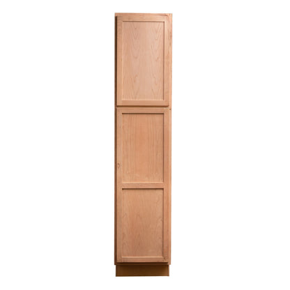 Backwoods Cabinetry RTA (Ready-to-Assemble) T2484.24.L - Raw Cherry Pantry Cabinet 24"Wx84"Hx24"D