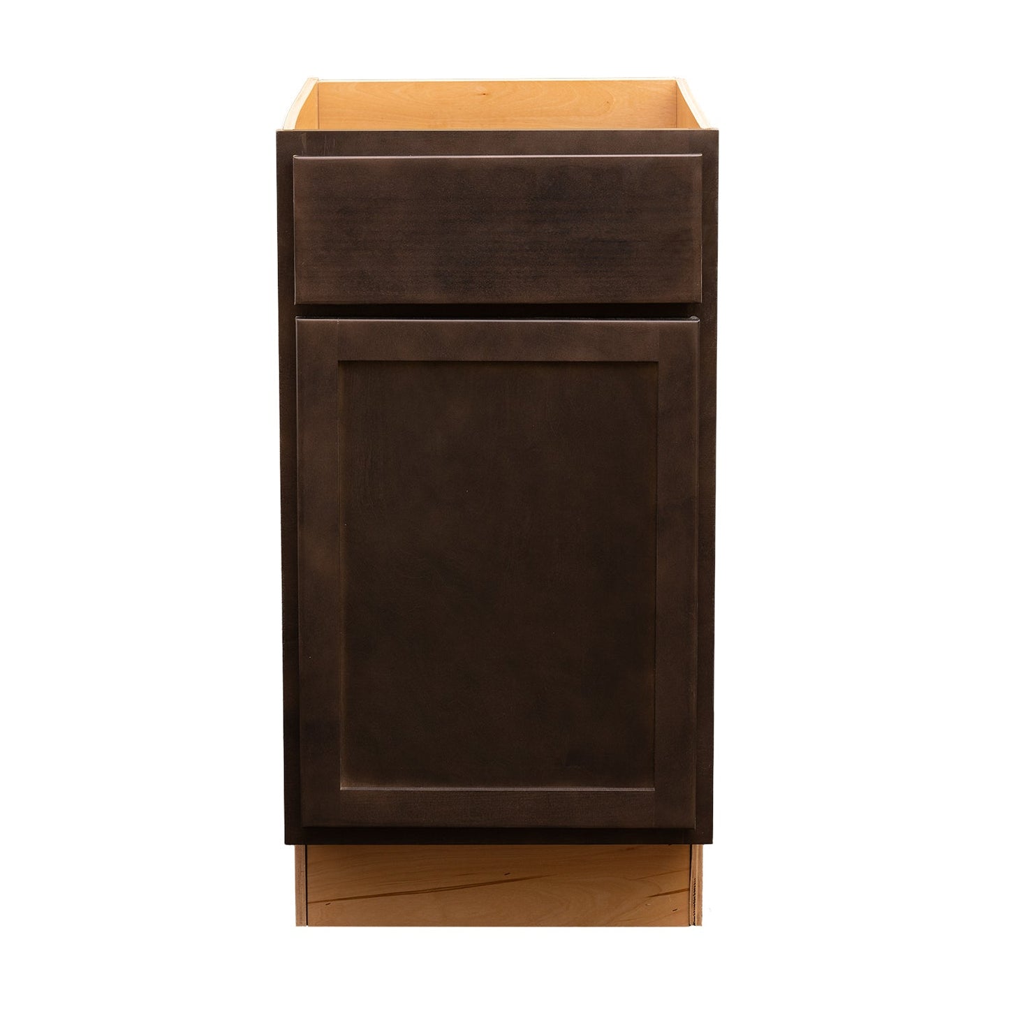 Backwoods Cabinetry RTA (Ready-to-Assemble) B24.L - Espresso Stain Base Cabinet | 24"Wx34.5"Hx24"D
