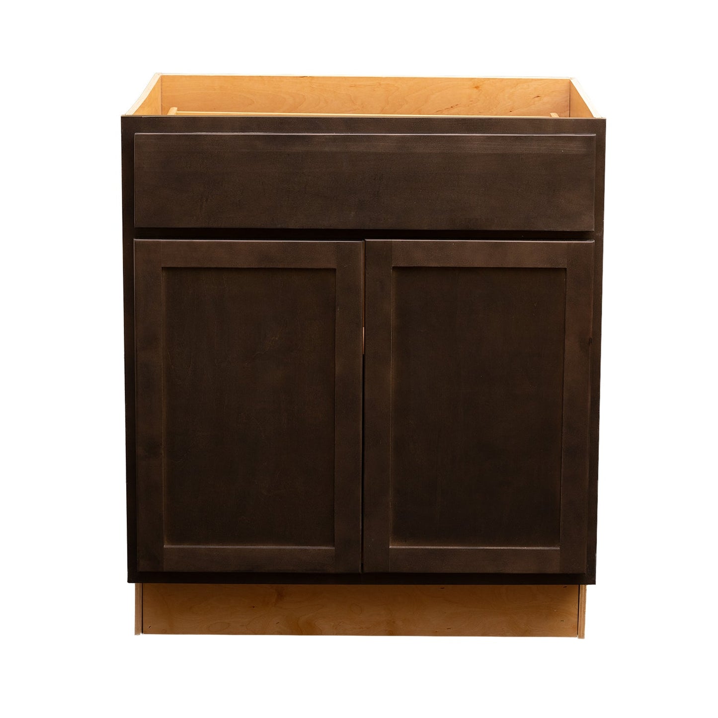 Backwoods Cabinetry RTA (Ready-to-Assemble) BS36.BUTT - Espresso Stain Sink Base Cabinet | 36"Wx34.5"Hx24"D