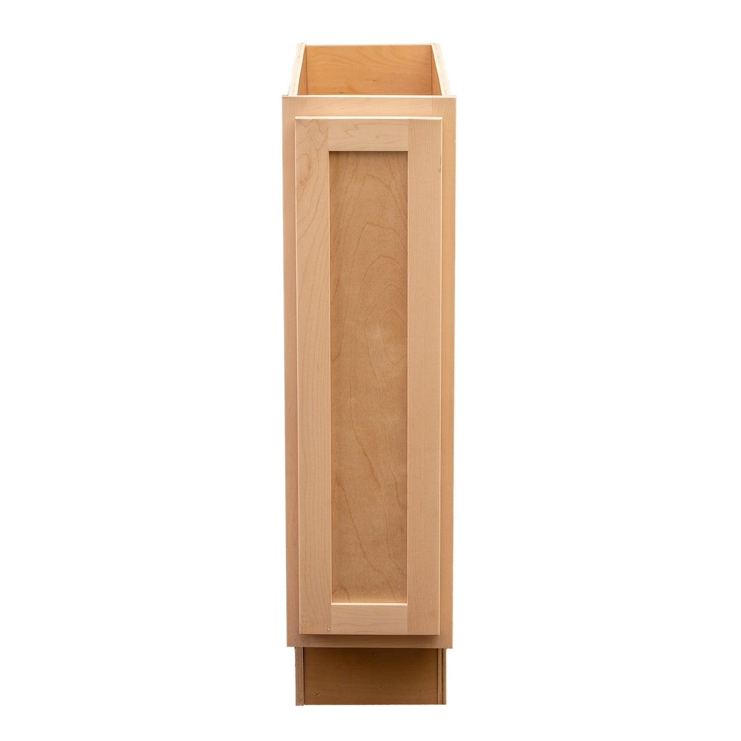 Backwoods Cabinetry RTA (Ready-to-Assemble) B9.FH.L - Raw Maple Base Cabinet | 9"Wx34.5"Hx24"D