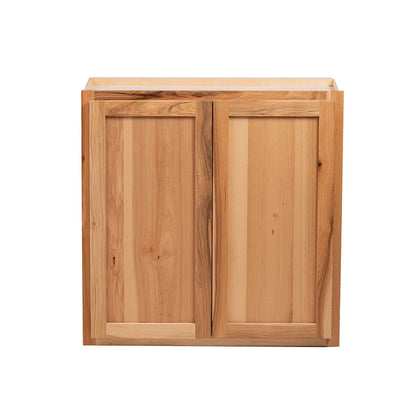 Backwoods Cabinetry RTA (Ready-to-Assemble) W3036.BUTT - Rustic Hickory Clear 30"Wx36"Hx12"D Wall Cabinet