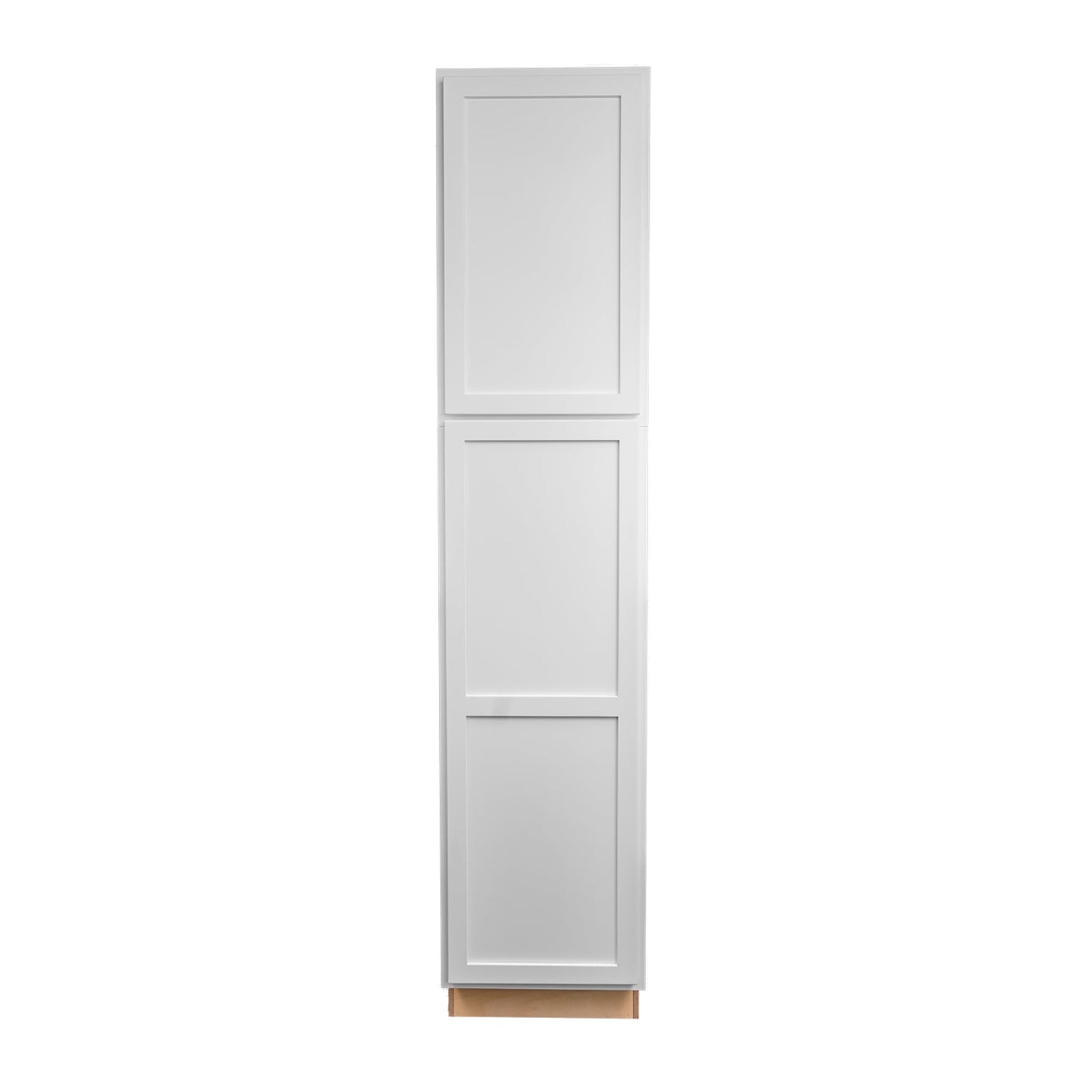 Backwoods Cabinetry RTA (Ready-to-Assemble) T1884.24.L - Pure White Pantry Cabinet 18"Wx84"Hx24"D